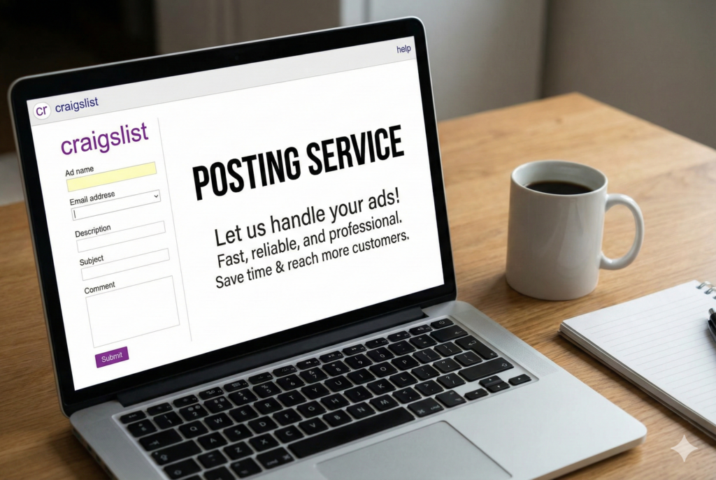 Craigslist ads posting Craigslist ads posting